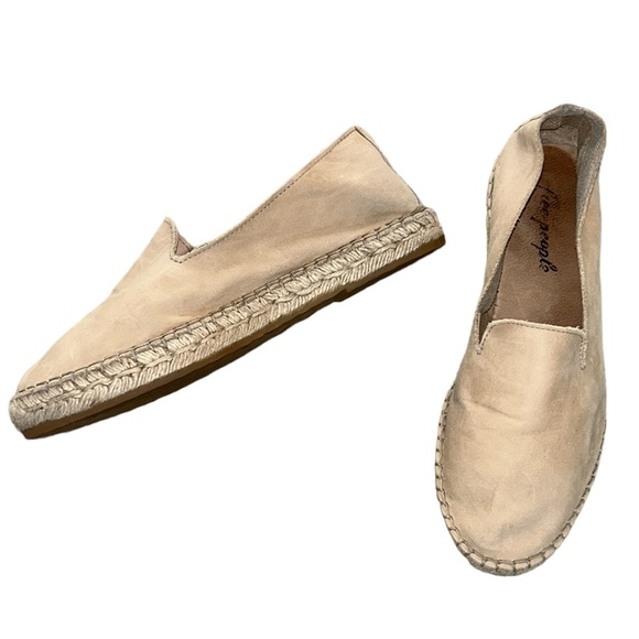 Free People Laurel Canyon Camel Tan Leather Espadrilles - 9 - Picture 4 of 16